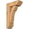 Ekena Millwork Olympic Slat Smooth Bracket w/ Offset Brace, Western Red Cedar, 5 1/2"W x 14"D x 22"H BKT0604X14X22OLY06SWR - alternate 1